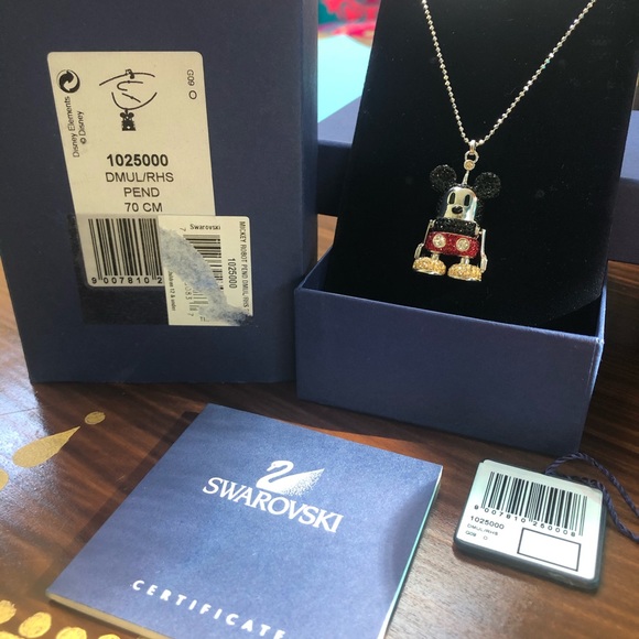 Swarovski RARE Robot Mickey Necklace - Picture 10 of 10